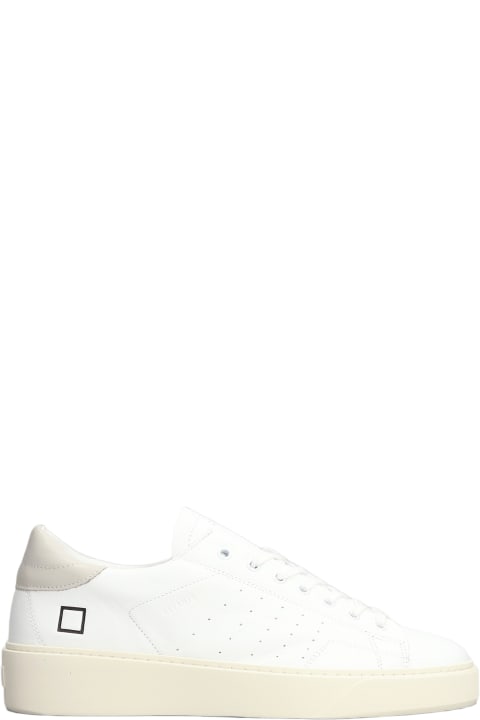 D.A.T.E. Sneakers for Men D.A.T.E. Levante Sneakers In White Leather