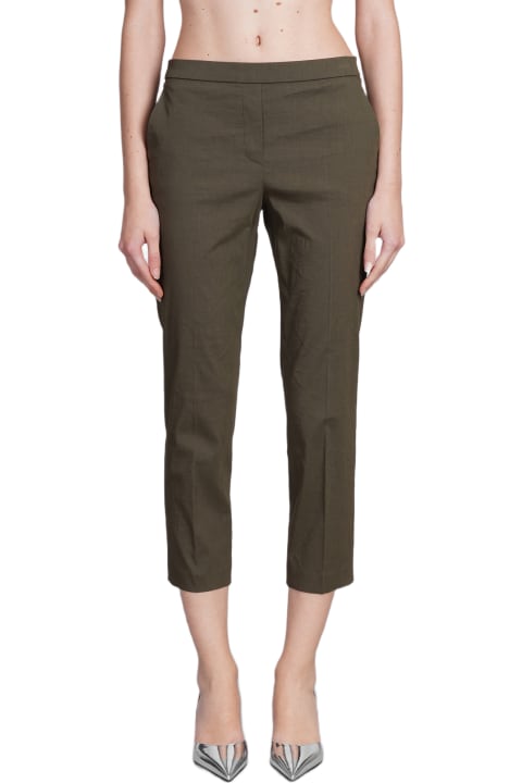 Theory Pants & Shorts for Women Theory Pants In Green Linen