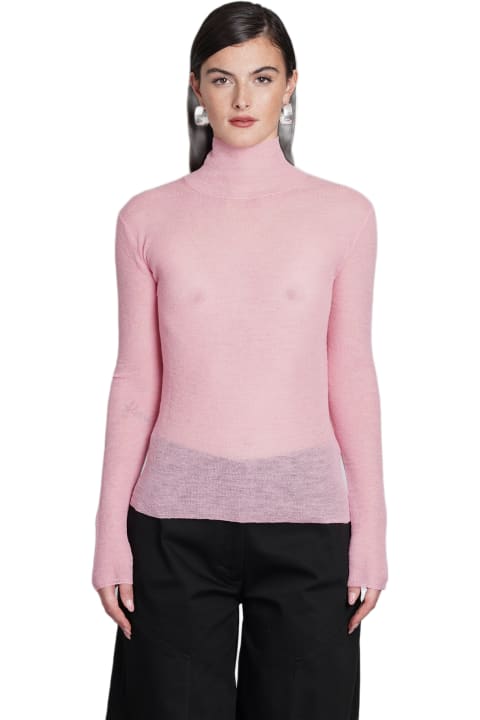 Jil Sander Sweaters for Women Jil Sander Knitwear In Rose-pink Wool