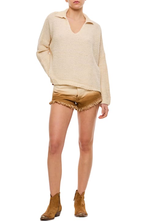 Alanui Pants & Shorts for Women Alanui Knitted Polo Top