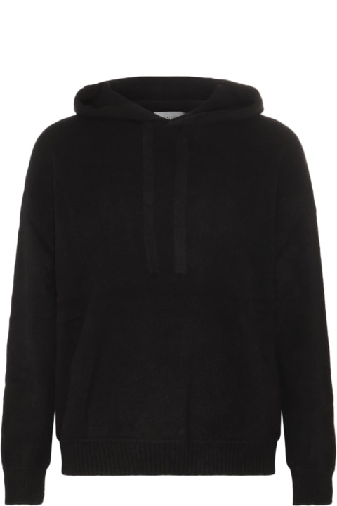 Laneus Fleeces & Tracksuits for Men Laneus Black Cashmere And Silk Blend Sweater