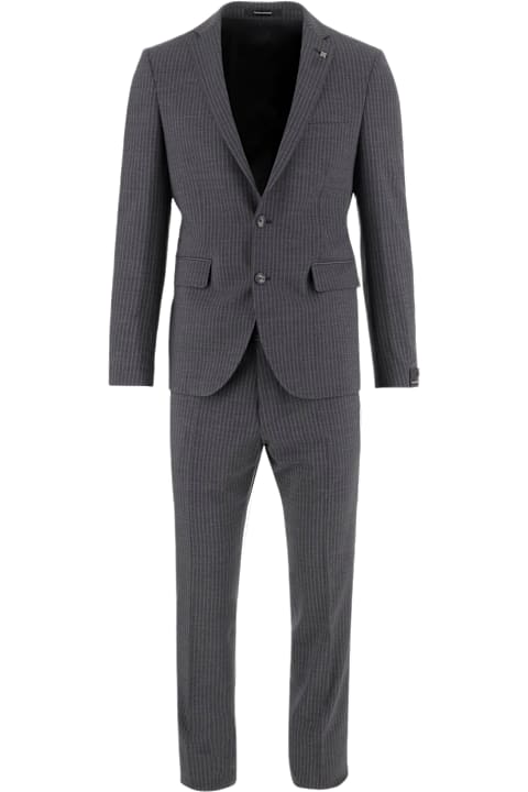 Tagliatore Suits for Men Tagliatore Wool Mixed Dress