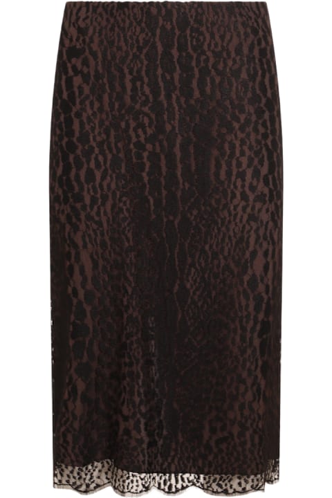Homeware Tom Ford Black And Brown Skirt