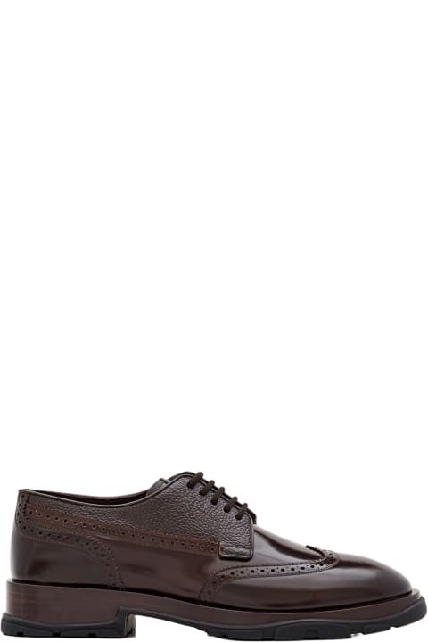 Loafers & Boat Shoes for Men Alexander McQueen Derby Leather Shoes