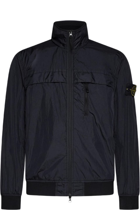 Stone Island Coats & Jackets for Men Stone Island High-collar Nylon Jacket