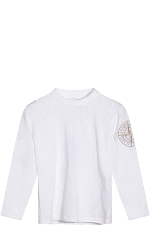 Stone Island for Women Stone Island White Cotton Knitwear