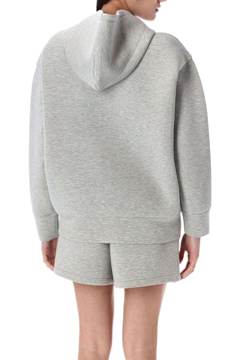 Anine Bing for Women Anine Bing Monogram Embossed Zipped Performance Jacket