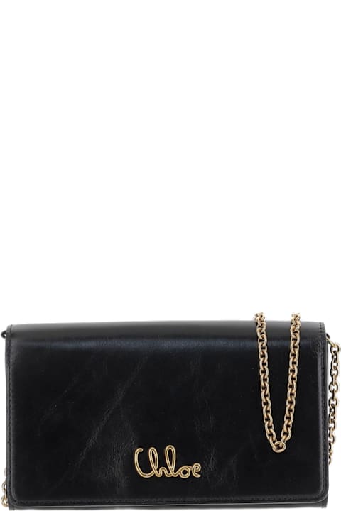 Chloé Bags for Women Chloé Logo Shoulder Bag