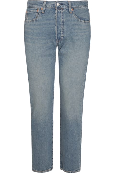 أدوات منزلية Levi's Blue Cotton Denim Jeans