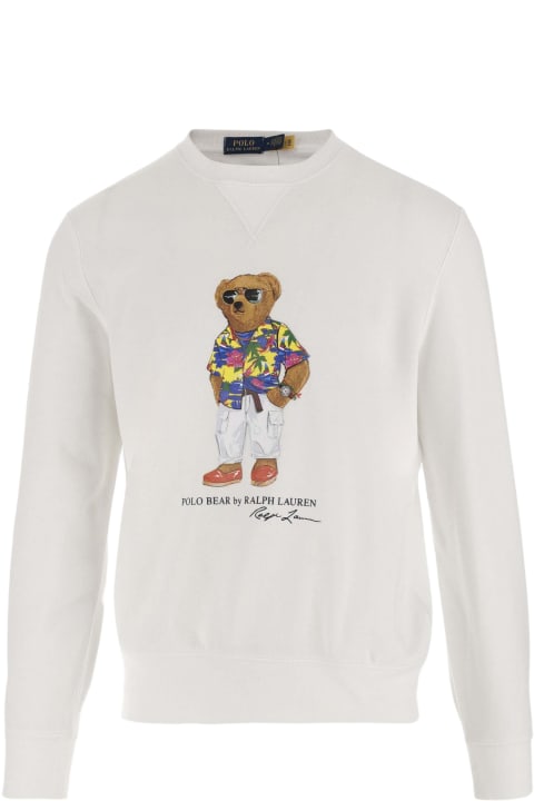 Ralph Lauren Clothing for Men Ralph Lauren Cotton Blend Sweatshirt With Polo Bear Pattern