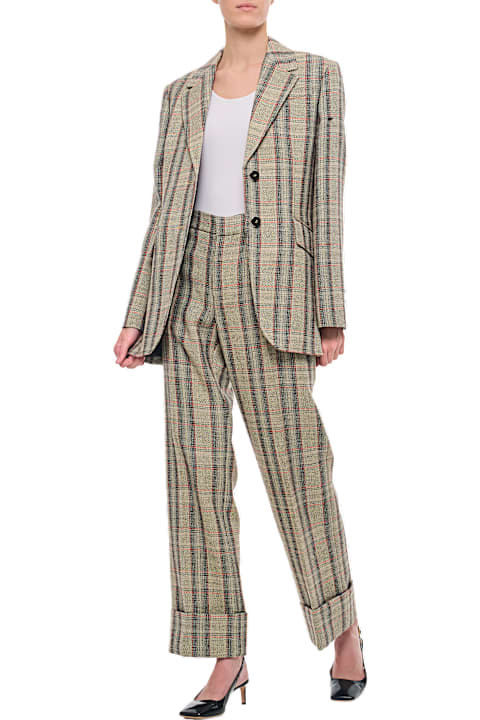 Homeware Durazzi Milano Checked Tailored Pants