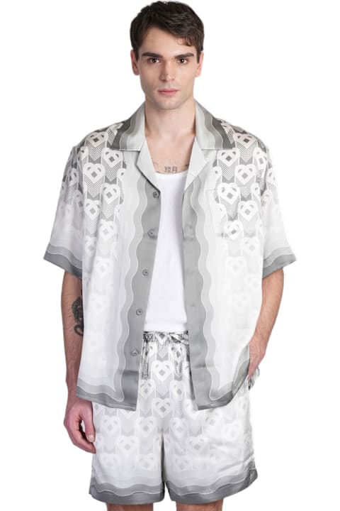 Casablanca for Men Casablanca Shirt In Grey Silk