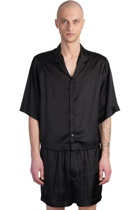 Sapio for Men Sapio N 38 Shirt In Black Triacetate