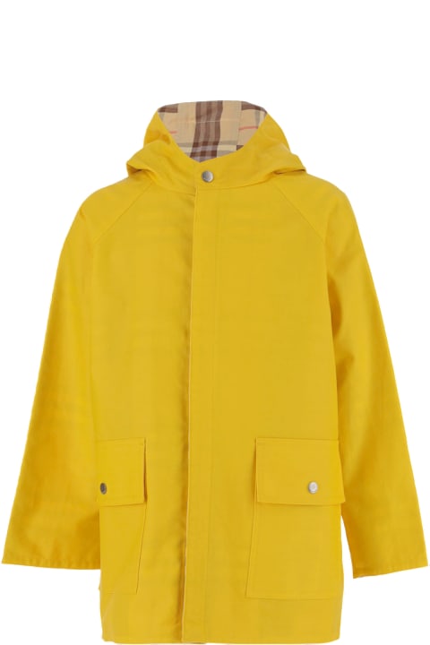 Sale for Kids Burberry Reversible Cotton Coat