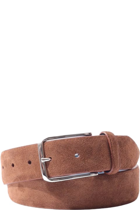 Larusmiani Accessories for Men Larusmiani Suede Leather Belt Belt