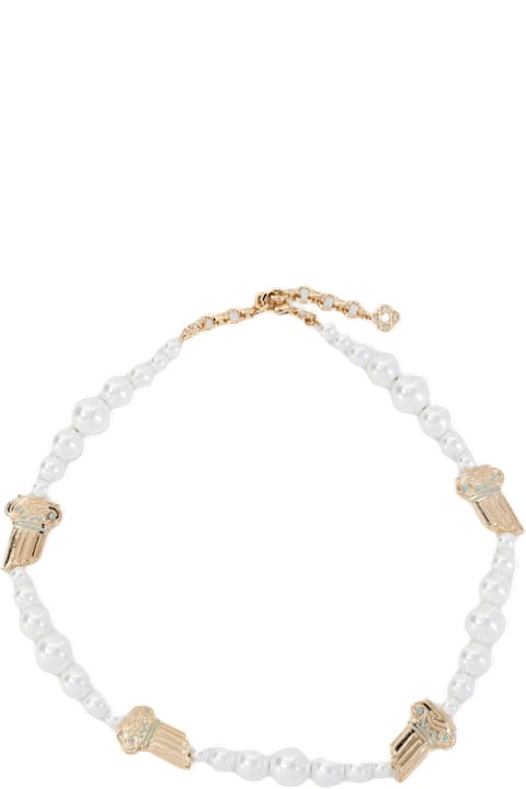Necklaces for Men Casablanca Gradient Pearl Column Necklace