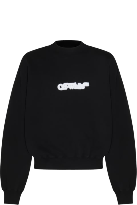 Off-White Fleeces & Tracksuits for Men Off-White Black And White Cotton Sweatshirt