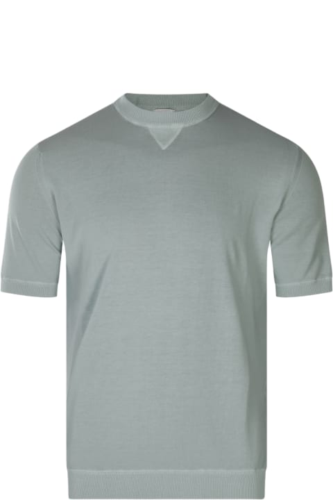 Eleventy Topwear for Men Eleventy Grey Cotton T-shirt