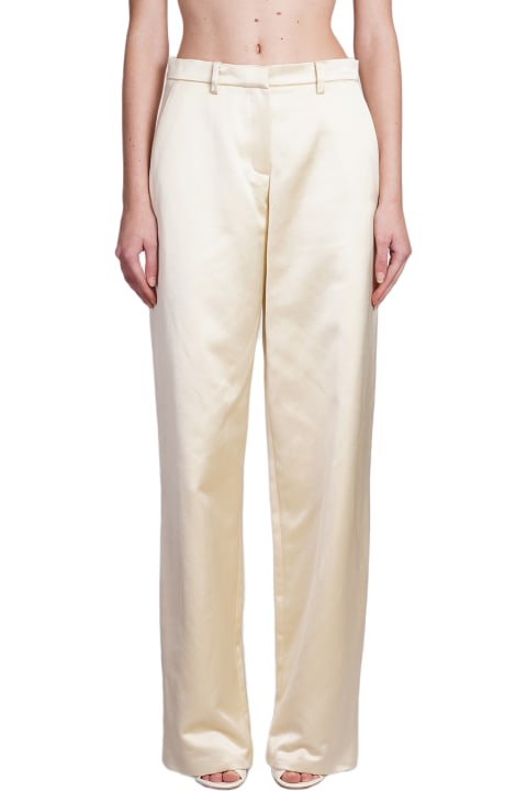 Pants & Shorts for Women Magda Butrym Pants In Beige Cotton