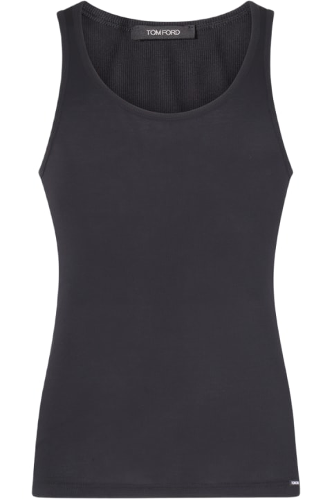 Clothing for Men Tom Ford Black Cotton Top