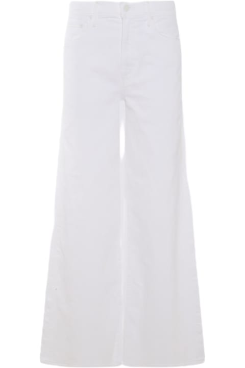 Mother Pants & Shorts for Women Mother White Cotton Blend Jeans