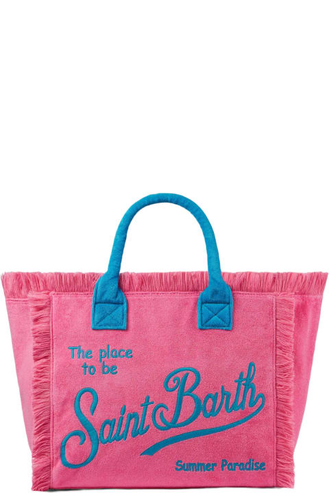 MC2 Saint Barth for Women MC2 Saint Barth Vanity Pink Terry Shoulder Bag