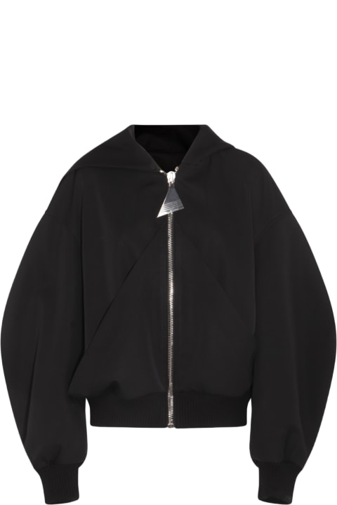 The Attico Coats & Jackets for Women The Attico Black Wool Casual Jacket
