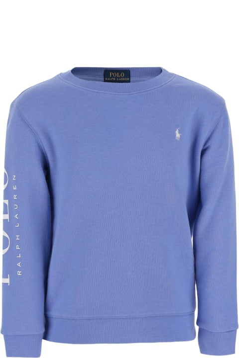 Polo Ralph Lauren Topwear for Boys Polo Ralph Lauren Cotton Blend Sweatshirt With Logo