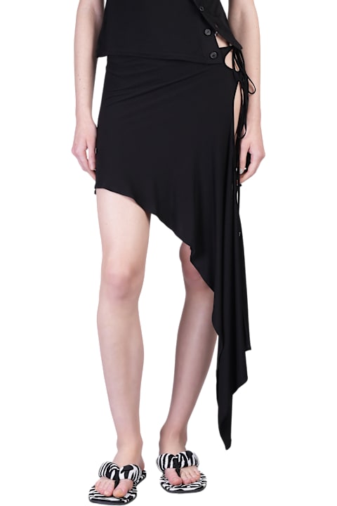 Skirts for Women The Attico Skirt In Black Viscose