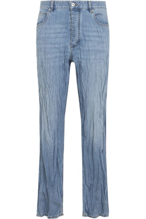 Homeware Bottega Veneta Crushed Denim Pants