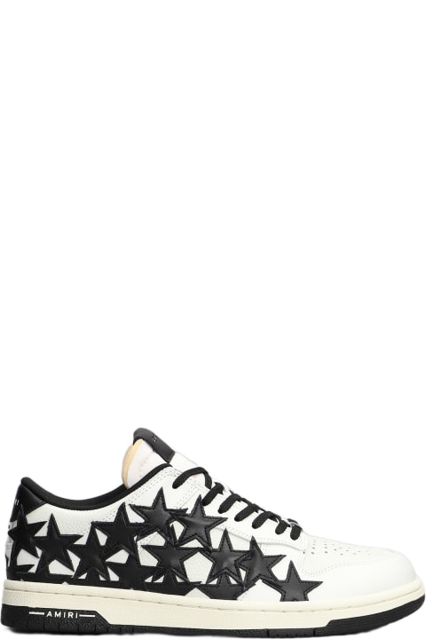 Fashion for Men AMIRI Stars Low Sneakers In White Leather