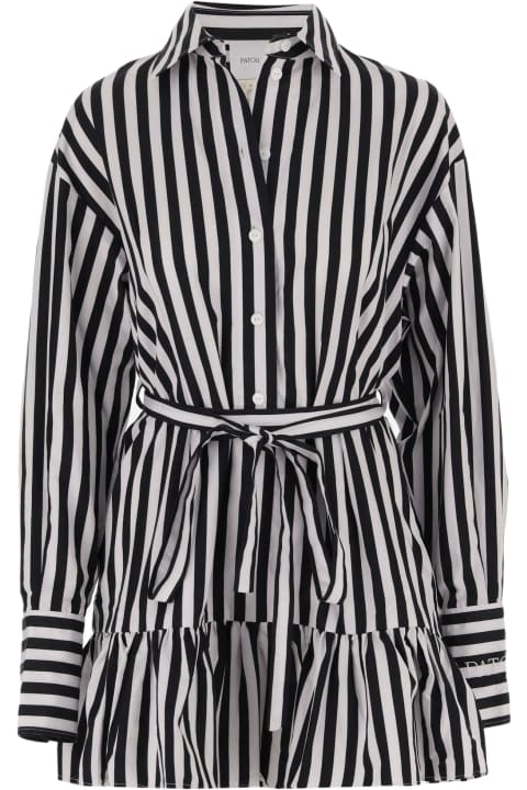 Patou Coats & Jackets for Women Patou Cotton Dress With Striped Pattern