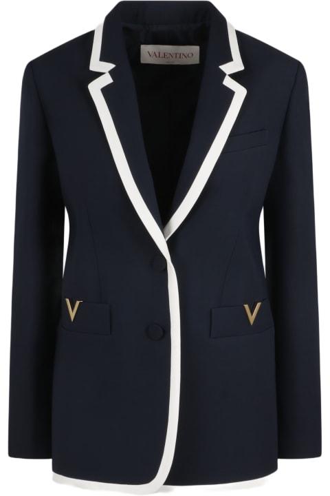 ウィメンズ Valentino Garavaniのコート＆ジャケット Valentino Garavani Crepe Couture Jacket