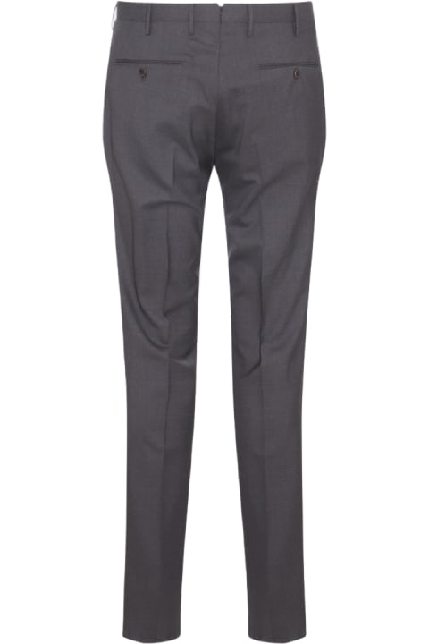 Incotex Pants for Men Incotex Grey Wool Pants
