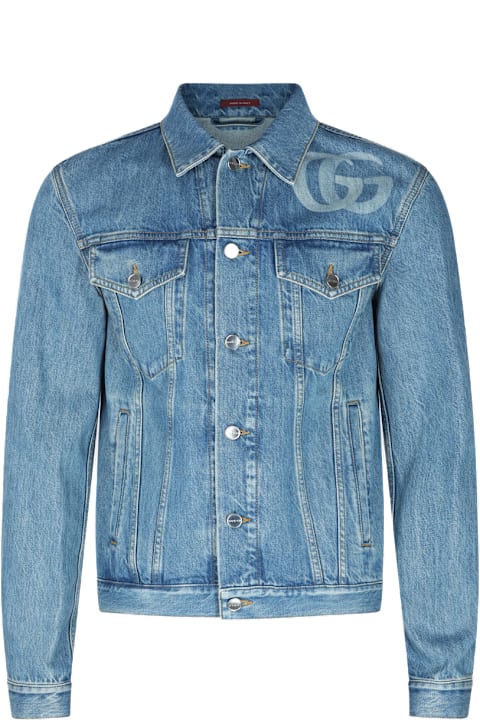 أدوات منزلية Gucci Indigo Blue Denim Jacket