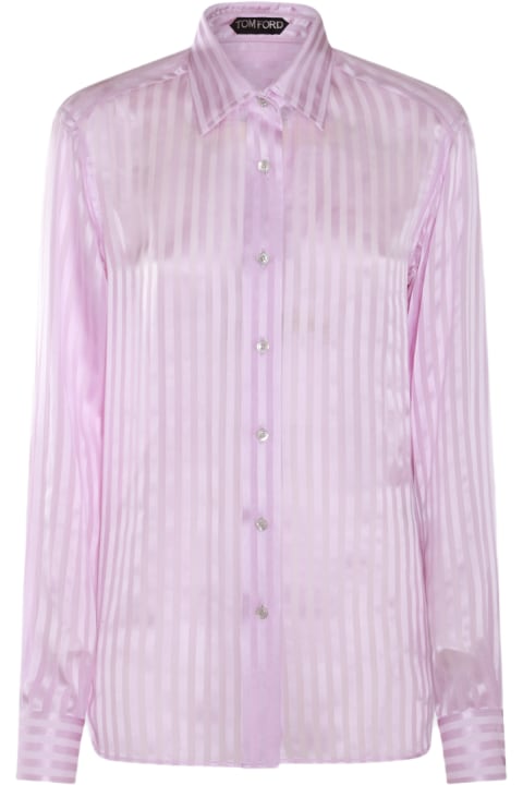Fashion for Women Tom Ford Lilac Silk Shirt