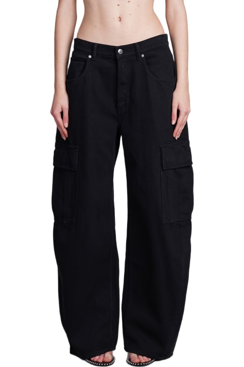 Pants & Shorts for Women Alexander Wang Jeans In Black Cotton