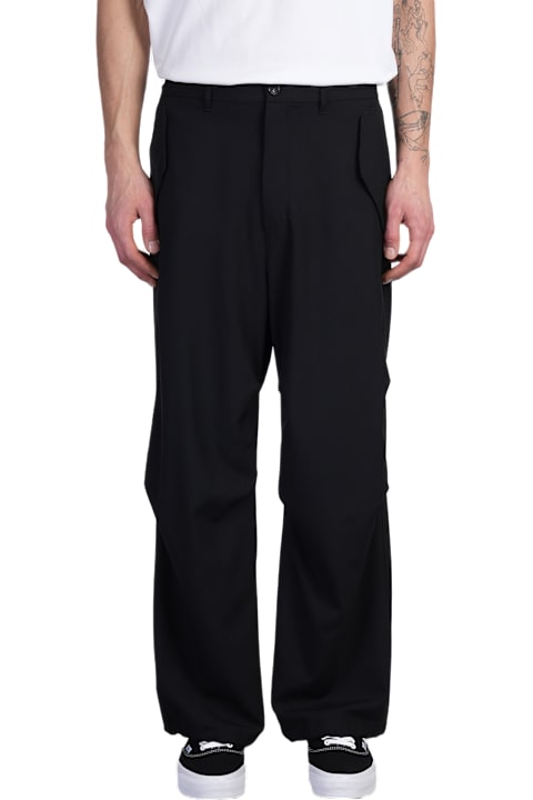Attachment الملابس لـ القسم الرجالي Attachment Pants In Black Wool