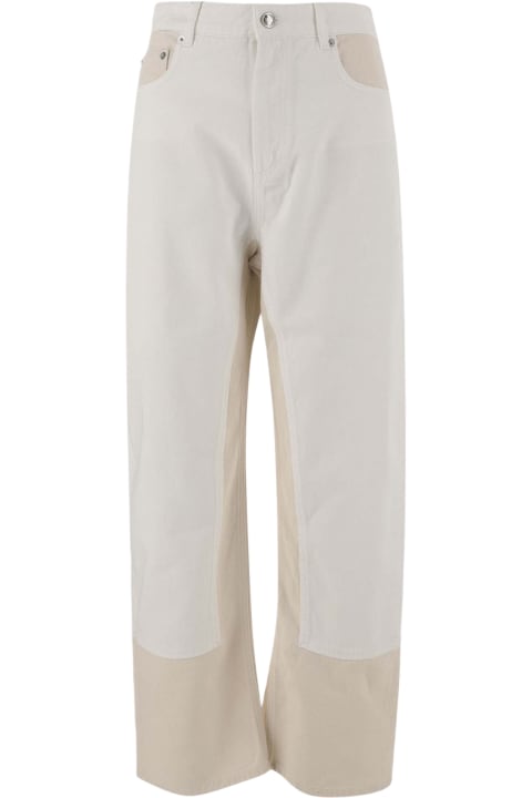 SportMax Pants & Shorts for Men SportMax Pure Cotton Bull Pants