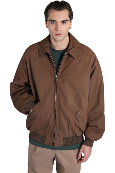 Timberland for Women Timberland Limited Release Reis Bomber Jacket In Brown Leather