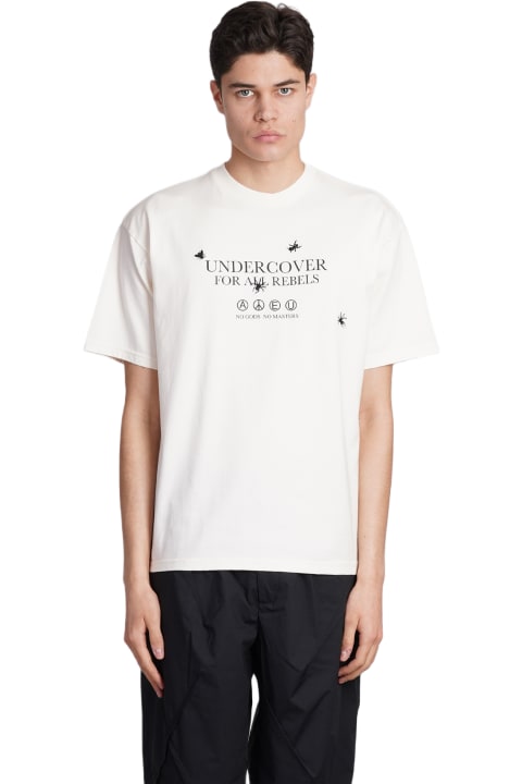 Undercover Jun Takahashi Topwear for Men Undercover Jun Takahashi T-shirt In Beige Cotton