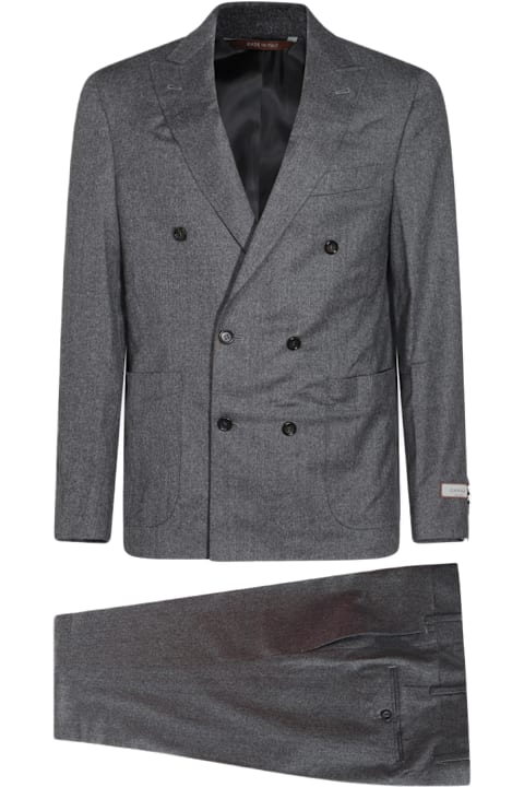 Canali for Men Canali Grey Wool Suits