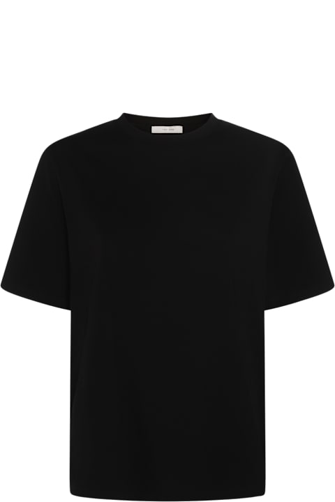 The Row Black Cotton T.shirt | italist