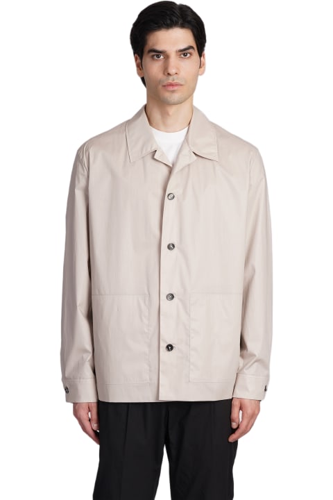 Fashion for Men Zegna Casual Jacket In Beige Cotton