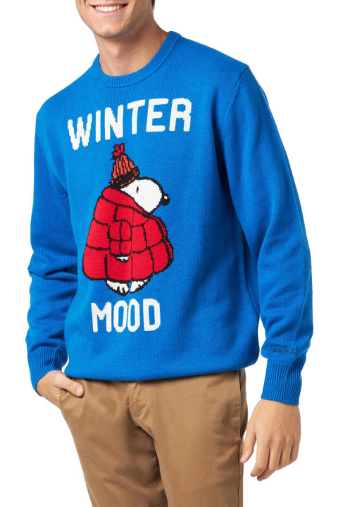 MC2 Saint Barth for Men MC2 Saint Barth Snoopy Winter Mood Man Sweater | Peanuts Special Edition