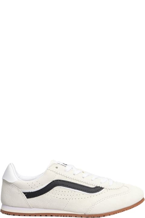 Vans أحذية لـ السيدات Vans Super Lowpro Sneakers In White Suede