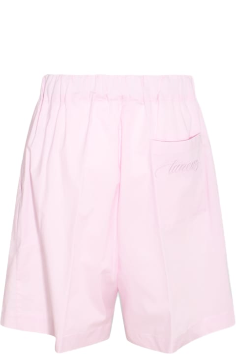 Laneus Pants for Women Laneus Pink Cotton Shorts