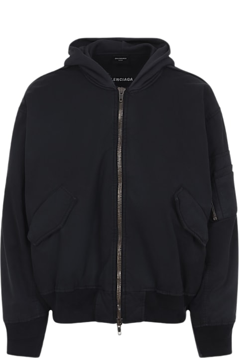 Balenciaga for Kids Balenciaga Hybrid Bomber