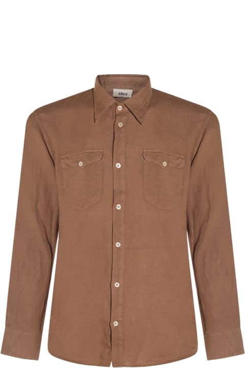 Altea for Men Altea Biscuit Linen Shirt
