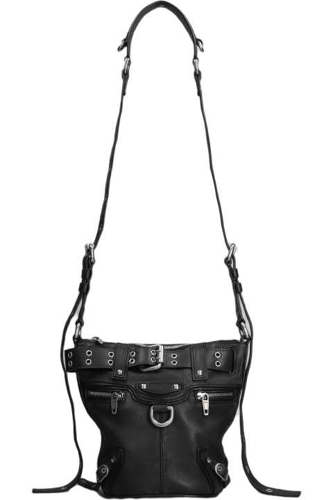 Bags Sale for Women Balenciaga Emo Bucket Shoulder Bag In Black Leather